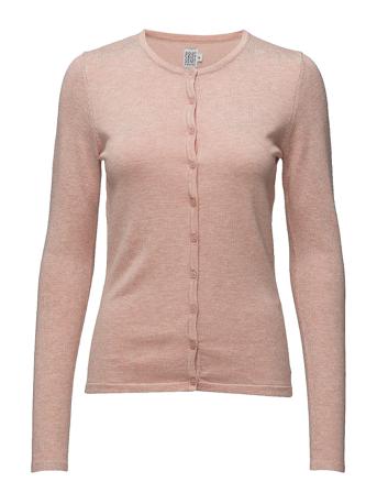 A8661, Milasz R-Neck Cardigan Strikkegenser Cardigan Rosa Saint Tropez