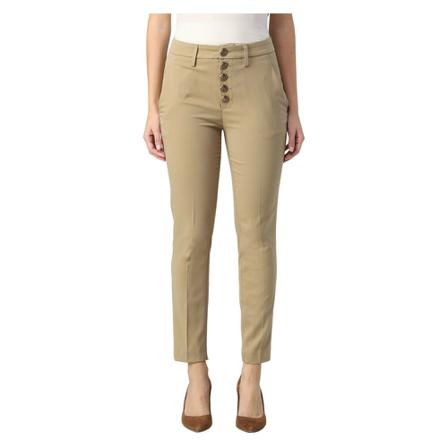 Dondup Slim-fit Byxor beige, Dam Kostymbyxor, Dam, Storlek: W28