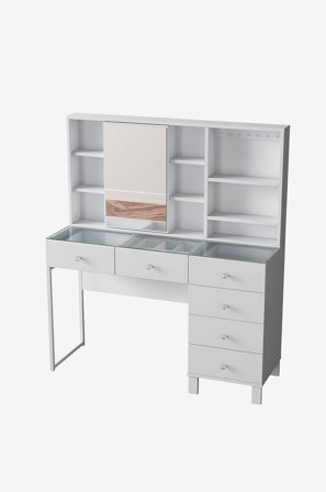 Hanah Home - Sminkbord Nancy - Vit - Bord - Från Homeroom