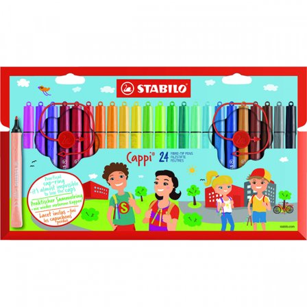 Stabilo Cappi 24-pack