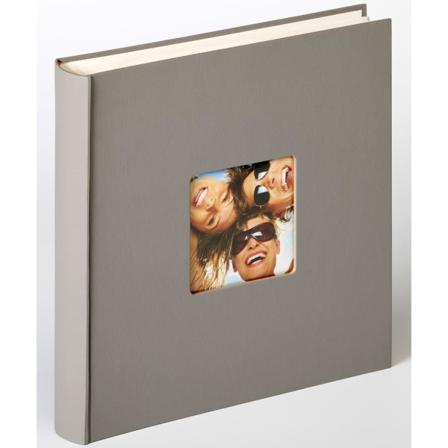 Walther Design Fotoalbum Fun 30x30 Cm Grå 100 Sidor Grå