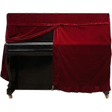 Pianotrekk for piano, Pianotrekk for piano Gullfarget fløyel Beskyttelsestrekk Pianotilbehør