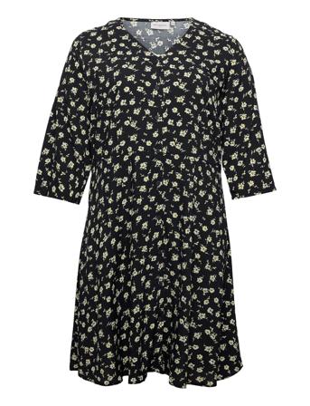 Carlollimegan 3/4 Knee Shirt Dress Aop Patterned ONLY Carmakoma
