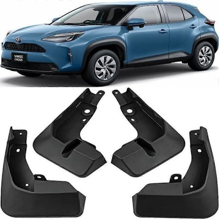 Ægte komplet sæt stænkskærme mudderklapper skærm til 2020-2024 Toyota Yaris Cross