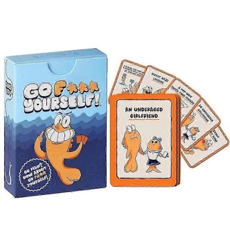 Go F*ck Yourself - Morsomt Go Fish-kortspill Interaktivt kortspill for hjemmefest 3 stk 3 STK 3 STK