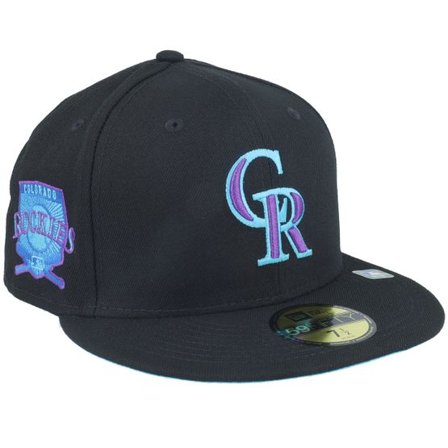 New Era - MLB Svart fitted Keps - Colorado Rockies 59FIFTY Fathers Day 23 Black Fitted @ Hatstore