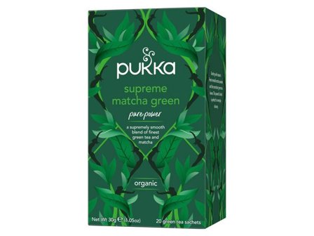 PUKKA Te Örtte Supreme Matcha Green 20/fp - Lyreco - Kök och servering - Kaffe och te - Te