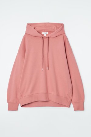 COS Femme Sweat À Capuche En Jersey De Coton in Rose