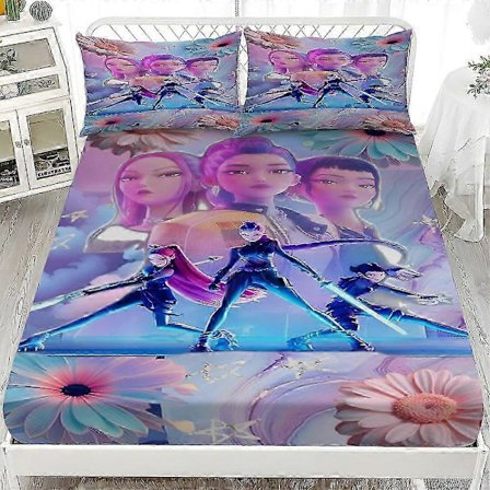 Uusi Demon Hunters -vuodevaatesetti Demon Hunters -lakana setti 2025