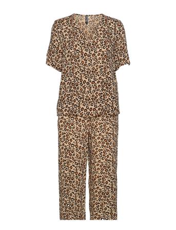 Pcanja Hw Night Set Kac Brown Pieces