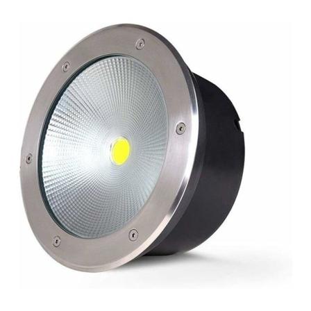 3W LED Rund Udendørs Indbygget Nedgravet Rustfrit Stål Rust Lampe Underjordisk Lys Vandtæt Hærdet Glas Spotlight Have Gulv Brønd Lys