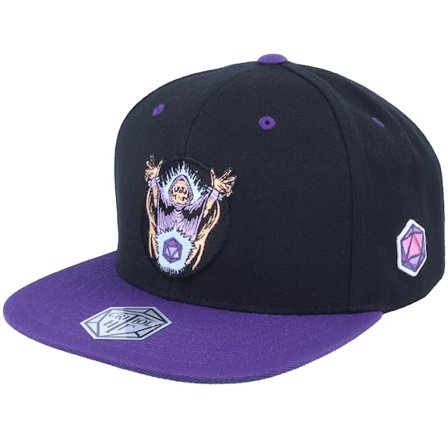 Critiql Hit - Schwarz snapback Cap - Skeleton Necromancer Patch Black/Purple Snapback @ Hatstore
