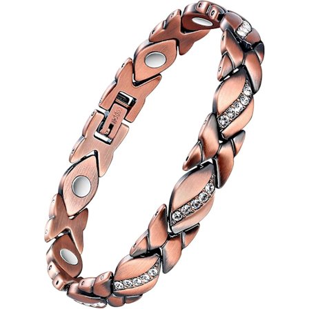 Magnetiske Armbånd Til Kvinder, Justerbart Kobber Magnetisk Armbånd Gave