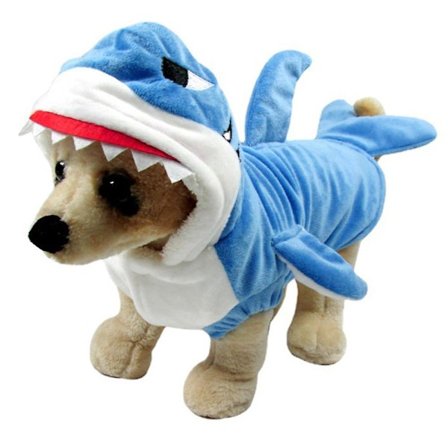 Body Shark Hundkläder Halloween Hund Höst Vinter Djurkläderxl