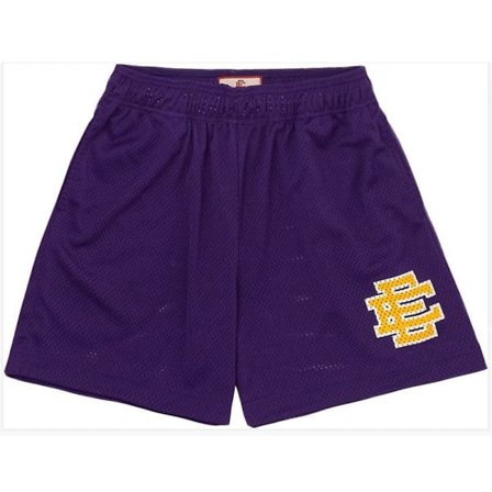 Eric Emanuel Shorts Ee Shorts Sport Åndbare Mesh Bukser Ee Basic Short Løse Fitness Løbeshorts til mænd kvinder PURPLE M qd