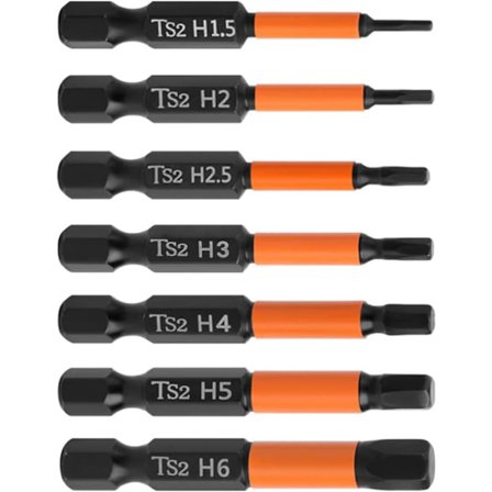 7 Deler Torx Skrutrekker Bitsett, Magnetiske Skrutrekker Bits Imp