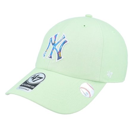 47 Brand - MLB Green adjustable Czapka Z Daszkiem - New York Yankees MLB Shop 47 Clean Up Aloe Green Dad Cap @ Hatstore