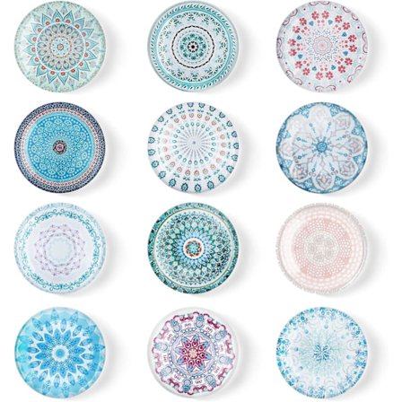 12 Pak Butterfly Køleskabsmagneter 3d Glas Opslagstavl Kontormagneter Sæt Vintage Butterfly Små Køleskabsmagneter Dekorative