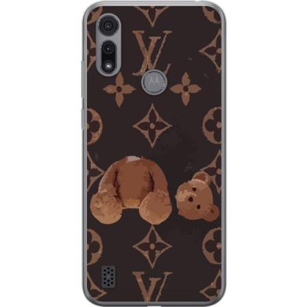 Motorola Moto E6i Gjennomsiktig deksel Teddy Trist LV Glad