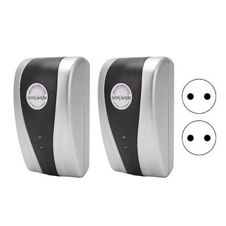 2 kpl 18 kW:n energiaa säästävä laatikko Älykäs jännitteenvakain Virransäästäjä 90-250 V EU-pistoke