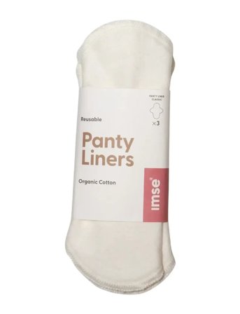 Imse Vimse Panty Liners Classic, Natural 3-Pack - Cream - ONE SIZE