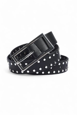 NA-KD Nieten-Gürtel - Gürtel - Schwarz - M / L