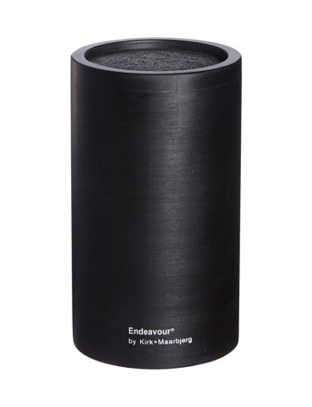 Endeavour Endeavour Knivblok Sort - Black - Ø15X26CM