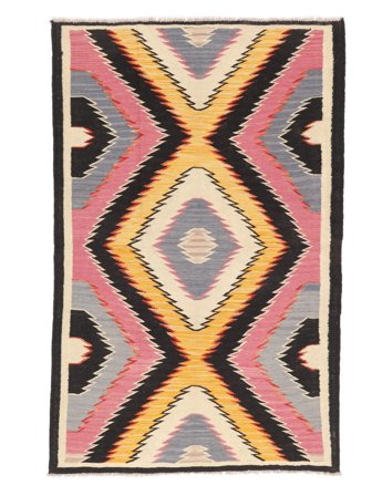 96X149 Tappeto Kilim Moderni Moderno (Lana, Afghanistan) Carpetvista