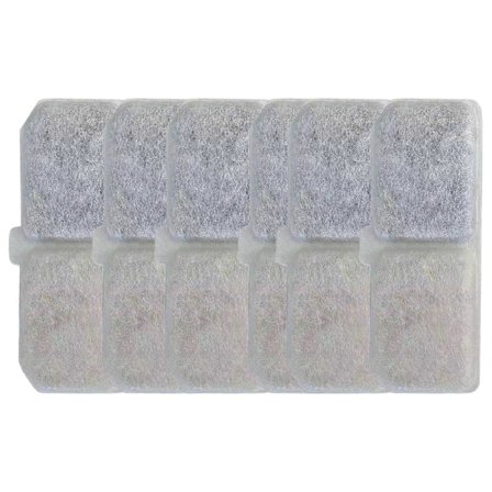 6 st Engångs Säkerhetsmaterial Djurfontän Filter Husdjur Katt Hund Vattendispenser Filter Djurtillbehör Mengxi