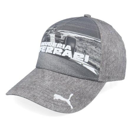 Formula One - Motor Gris adjustable Casquette - Ferrari F1 25 Car Graphic Heather Grey A-frame Adjustable @ Hatstore
