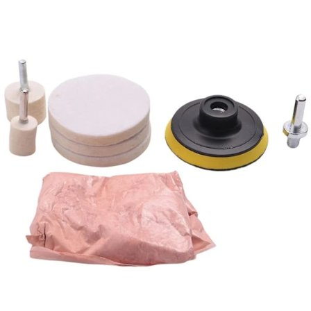 【PP】8 stk 120g Ceriumoksid Glasspoleringssett for Dyp Ripefjerning for Vinduer Glass Cl