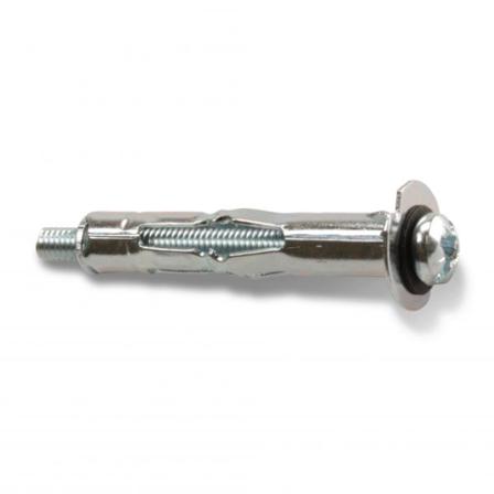 Heco 9601221 Metalplugs Galvaniseret M5 x 60 mm, enkelt, pakke med 6 stk, Befæstelse