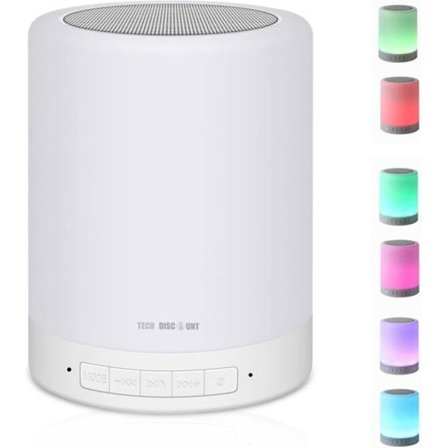 Bärbar Bluetooth-högtalare - LUNAVO - 3W - 800mAh - Stämningslampa