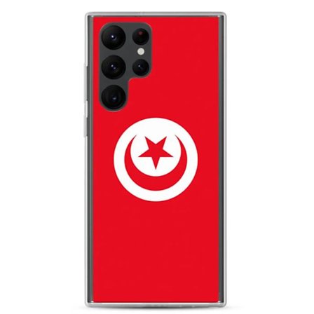 Telefoncover - Samsung - Galaxy S22 - Tunisiens flag - Blødt - Multifarvet