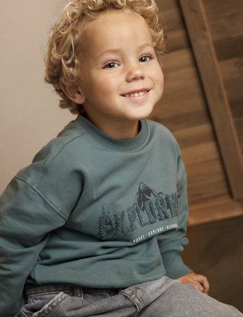 En Fant Sweatshirt - Green - 98