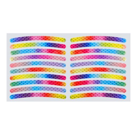 20 stk. Bil Kraftige Reflekterende Striber Klistermærker Bilhjul Nav Klistermærke Holdbar