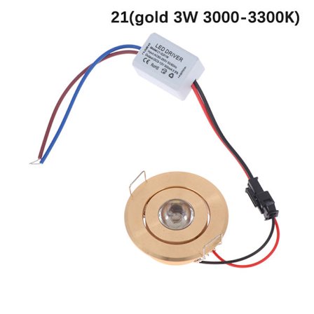 Mini Led Down Light 3W 1W Dimbar Spot Light Infälld Light C