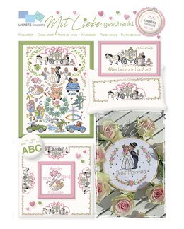 Korsstingsmønster Bryllup - Lindner's Kreuzstiche