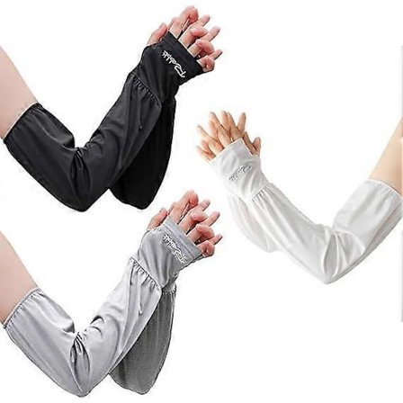 3 Par UV Solskydd Kylande Armskydd Män och Kvinnor Solskydd Skydd för Cykling, Bilkörning, Utomhussporter, Vandring