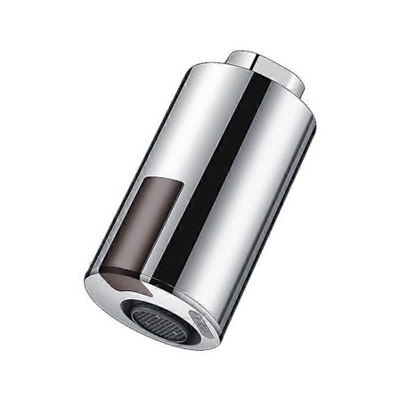 Smart beröringsfri kran med rörelsesensor, vattenbesparare, kran för badrum, kök, lämplig för Silver [DB]