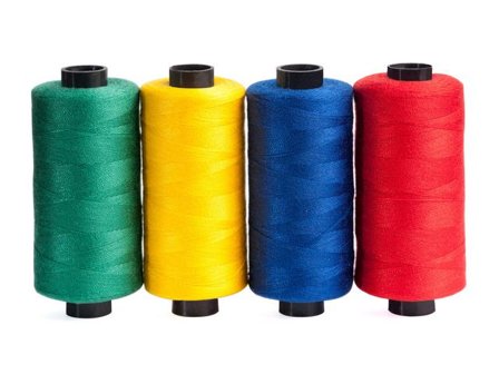 Sypaket, polyester, olika färger - Lyreco - Skola och förskola - Hobbymaterial - Tråd, snöre och snodd