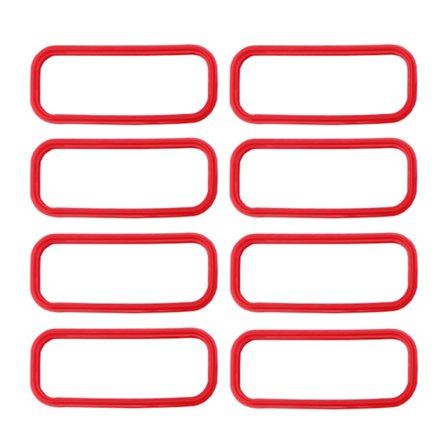 LS Insugningsrör Nedre Tätnings O-Ring Packningssats för LS1 LS6 FAST LSX Camaro CorvetteGTO Insugningsrör 8st