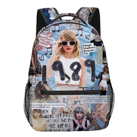 Taylor Swift Ryggsäck Grundskola och Mellanstadium Tillbaka till Skolan Barn Student Axelväskor Reseryggsäck A