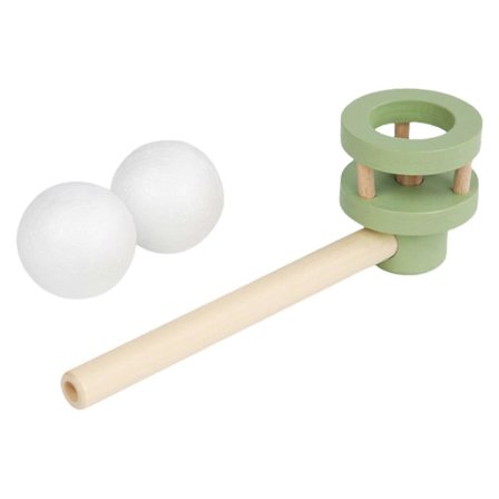 Interaktivt Åndedrætskontrol Træ Flydende Bolde Legetøj Til Småbørn Sensorisk Pædagogisk Legetøj