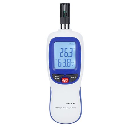 Bärbar digital termohygrometer LCD Mini temperatur- och fuktighetsmätare för industri och jordbruk