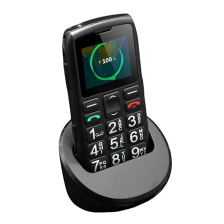 Senior Mobiltelefon Stor Röst Stor Knapp Mobiltelefon För Äldre 1800mAh Batteri