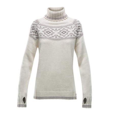 Devold Ona Round Woman Women long-sleeved sweaters White S