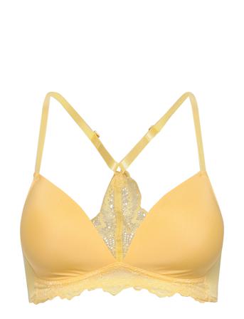 Tanya Bra Top Lingerie Bras & Tops Soft Bras Non Wired Bras Keltainen Missya