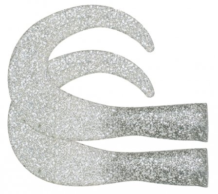 SvartZonker BigTail Junior C6 Silver Glitter 2-pack