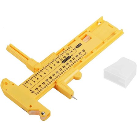 Pyörivä ympyräleikkuri, korkealaatuinen keltainen PVC-muovi, säädettävissä, ZQKLA